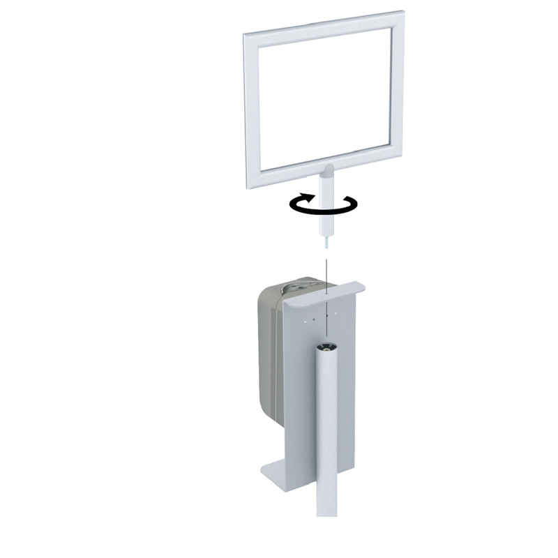 TMJ712 Personalizzato Portable Floor Standing Hand Sanitizer Dispense Dispense Dispense Stand frame regolabile