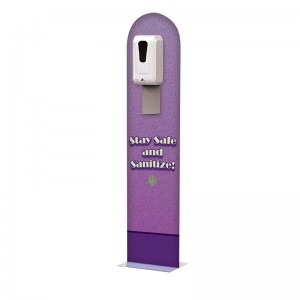 TMJ713 Pavimento Dispensatore a mano ferma Dispensatore a mano con supporto Portable Hand Sanitizing Stand Display