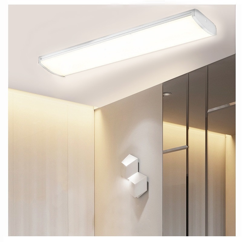 Linkable LED Avvolgimento intorno a Flushmount Light 4ft, LED Shop light per Garage - 5000K, ETL e Energy Star Certificated, LED Linear Indoor Lights, LED Celing Light