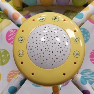 Plastic round baby activity play mat/playgympic -paper