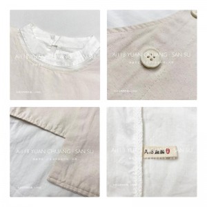 Design flessibile Minimalista Colore Solido Casuale Sfollato Rivestimento sovradimensionato Maglietta da colletto rotondo 19505