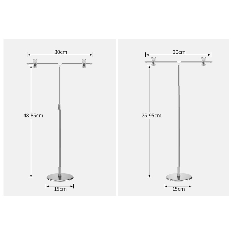 TMJ717 display a desktop POP stand regolabile a cartellone pubblicitario del supermercato stand per la promozione di metalli da pavimento