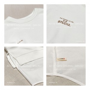 Design flessibile Minimalista Colore solido Casuale Sfollato Rivestimento doganale sovradimensionato 19600 colletti rotondi Maglietta +Waistscoat