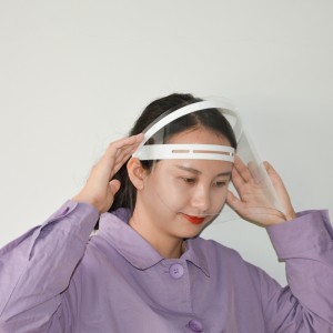 EN166 Natale Winter Safety Protective Anti Splash Fog Proof Visor Face Shield trasparente Dental