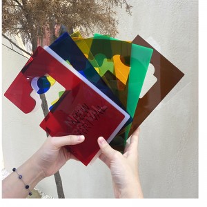 TMJ PP-539 Personalizzato display acrilico di marca leggero di abbigliamento di lusso tag di decorazione di prezzo di cartone creativo cartellone