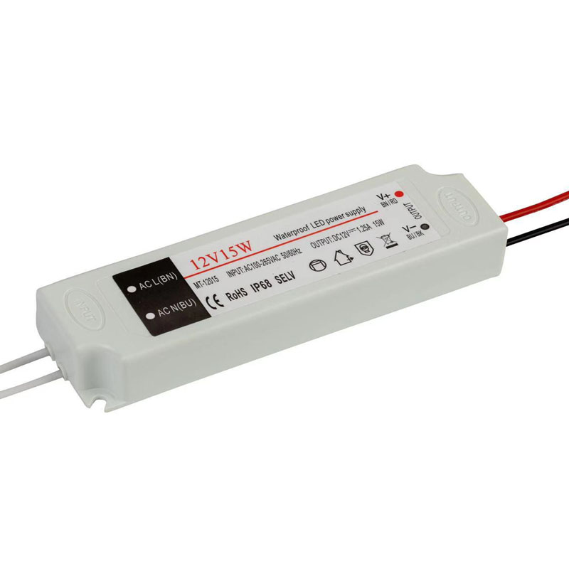 12V 1.53A 20W Alimentazione a LED a prova d'acqua