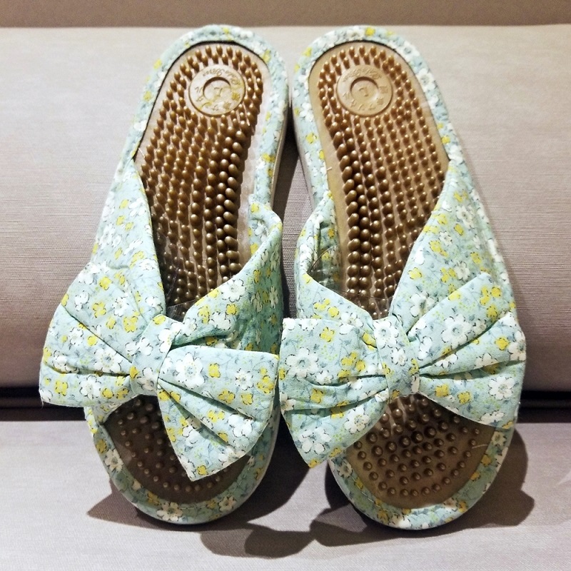 Terry Velour Strappy Slides.