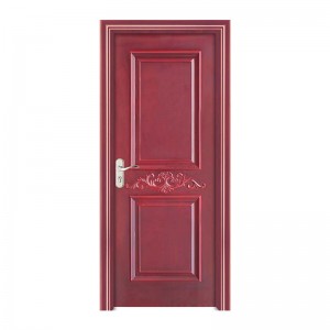 Cina wpc door skin Paint porte interne a battente in legno porte insonorizzate antimuffa con serratura