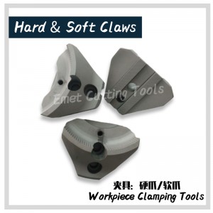 Accessori e raccordi per macchine utensili Emet \\/ Utensili per bloccaggio pezzi \\/ Artigli duri e morbidi \\/ Mandrino