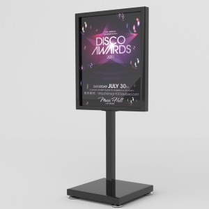 TMJ PP-554 Vendita calda Stand da pavimento A4 Porta carta regolabile Display per poster A3