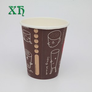 Bicchieri di carta da caffè marroni da 10 once come fare un bicchiere di carta per andare