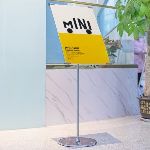 TMJ PP-557 Espositore pubblicitario per banner roll up per poster da esterno economico