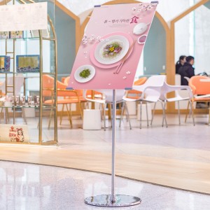 TMJ PP-557 Espositore pubblicitario per banner roll up per poster da esterno economico