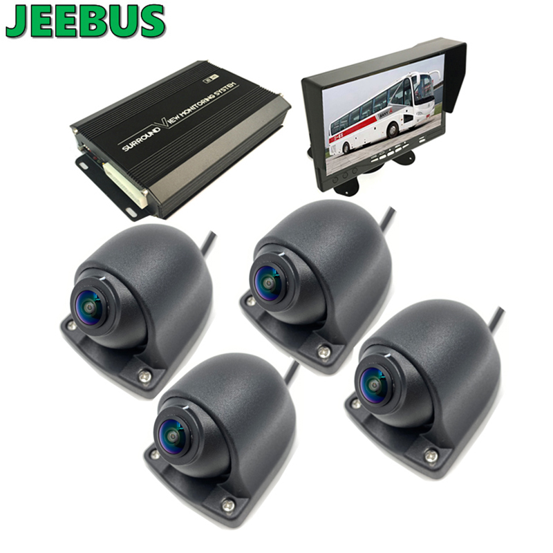 360 Bird View System 3D 360 gradi a 360 gradi Vista parcheggio Panorama Car Camera Security