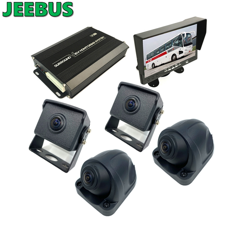 Supper HD 3D Car 360 Degree Surround Bird View Monitoring System Telecamera 4 * 180 gradi per camion di aiuto alla sicurezza