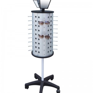 TMJ PP-572 Metal Floor Rotazione occhiali da sole Display Stand Floor Display Showcase