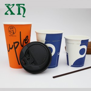 Bicchieri di carta a parete singola da 8.12.16 oz