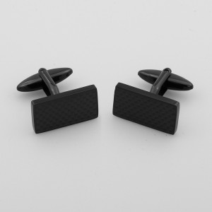 Fashion Jewelry Accessory Shirt Cufflinks Black Plated Classic Gift for Wedding Besness