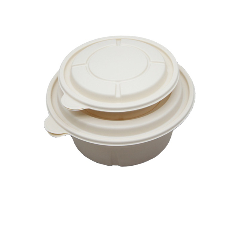 Eco friendly biodegradabili contenitori per imballaggi alimentari asporto di fecoleria monouso contenitore per alimenti monouso
