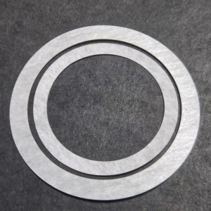 Carta isolante ignifuga e resistente allo strappo Carta bianca DMD aramidica Carta isolante rotonda per alte temperature lavorazione personalizzata 0,15 mm