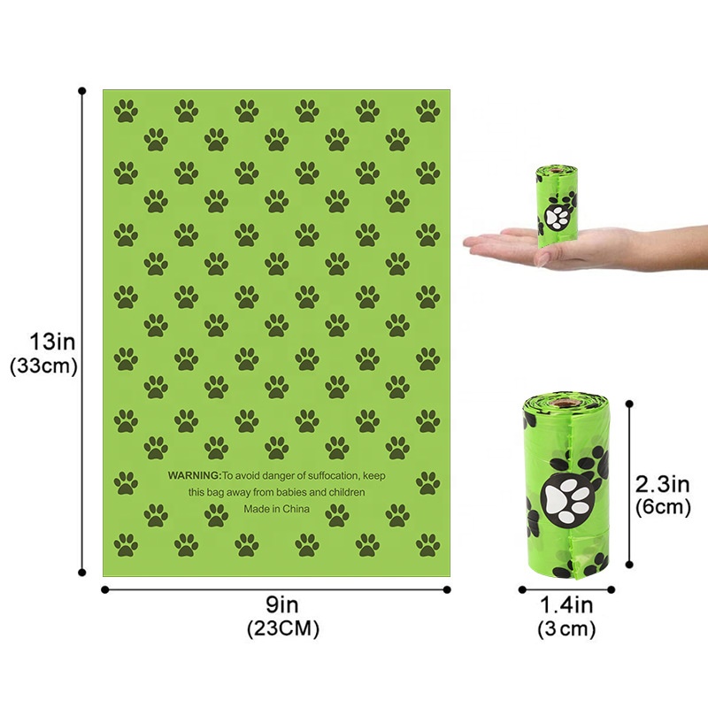 Biodegradabile Poo Dog Bag Pet Cat Poop Clean Pick up Bags ambiente packaging