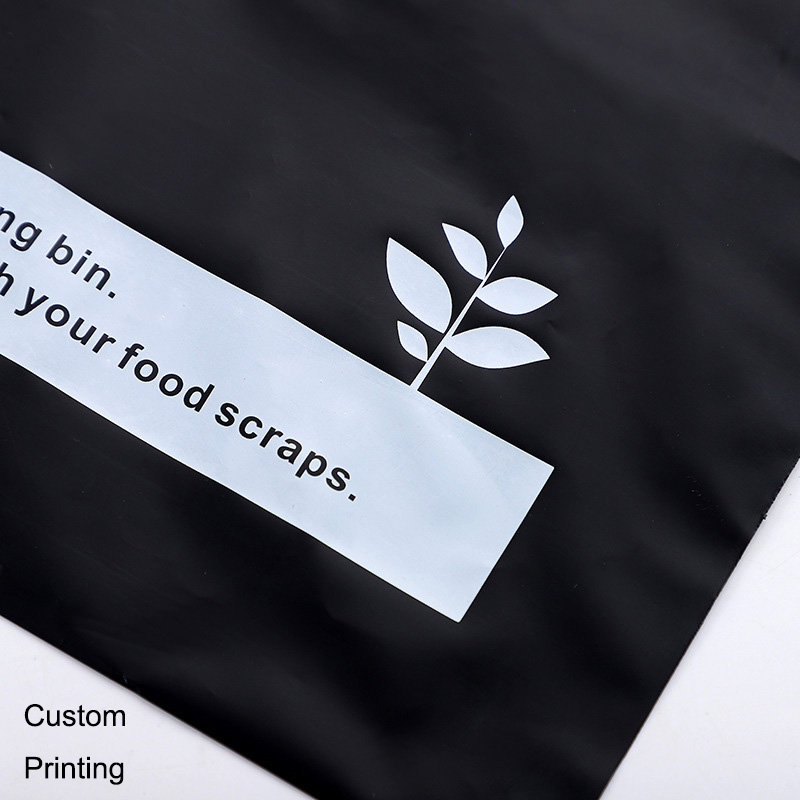 Custom Design Compostable Postage Bag Eco Friendly Cornamide Mailer Bag Biodegradabile Express Bag