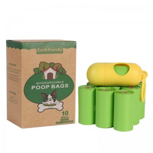 Sacchetti biodegradabili per rifiuti di cani Sacchetti ecologici per cacca di cane Sacchetti biodegradabili di amido di mais compostabili di buona qualità