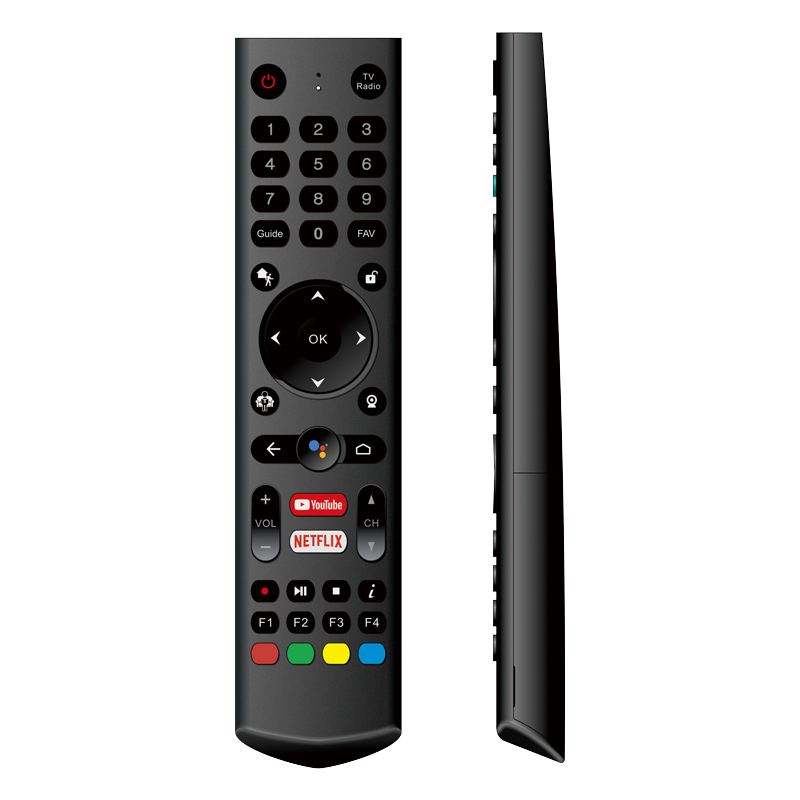Telecomando Android con controllo vocale Telecomando TV wireless IR \/ bluetooth con pulsanti netflix you tube