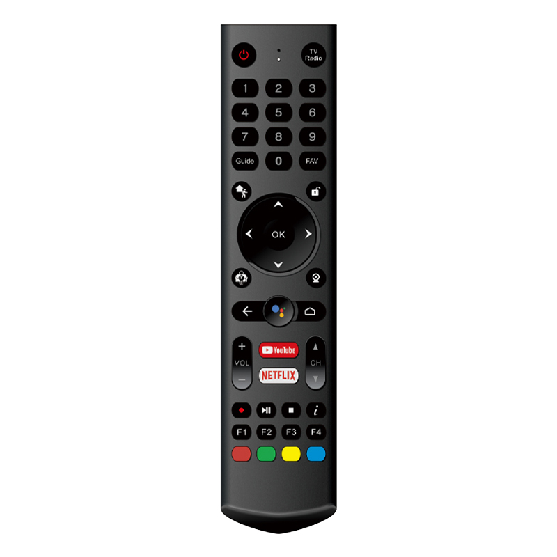 Telecomando Android con controllo vocale Telecomando TV wireless IR \/ bluetooth con pulsanti netflix you tube