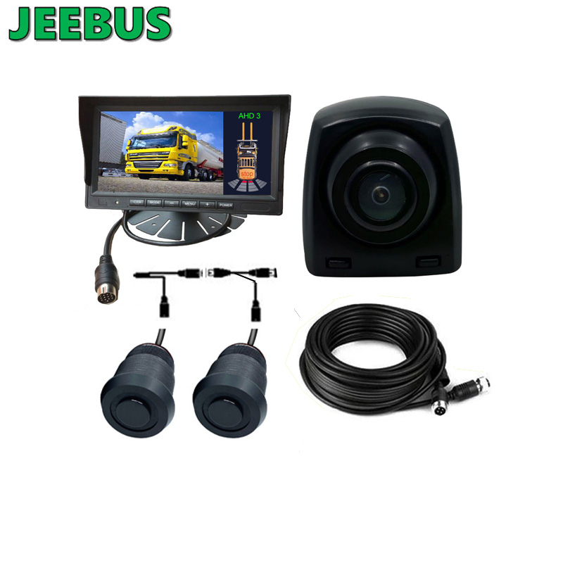 Carrello elevatore a forcale Kit Parktronic Backup Telecamera di retromarcia Aiuto Radar DetectReverse Camera Aid Radar Detect Sensore di parcheggio