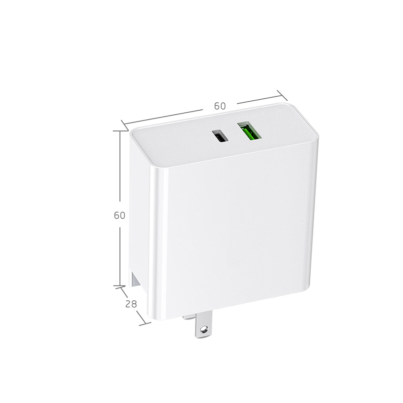 Caricabatterie rapido PD a 2 porte da 87W