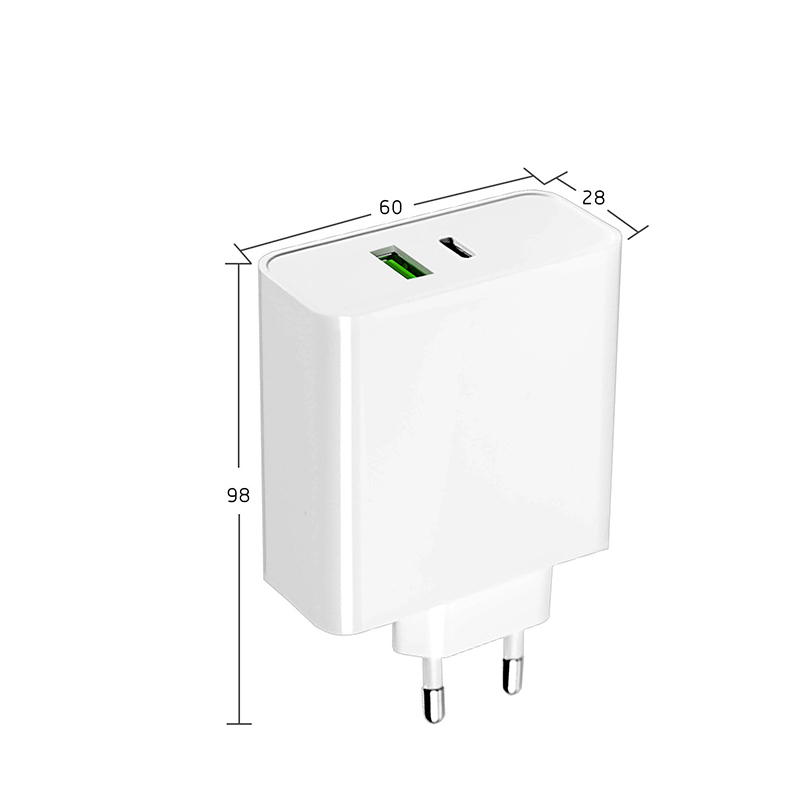 Caricabatterie rapido PD a 2 porte da 87W