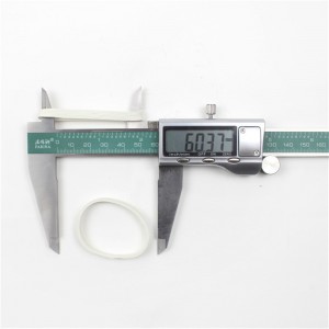 Elastico personalizzabile di diametro 38 mm bianco allargato ad alta elasticità e resistenza all\'invecchiamento per vendite dirette in fabbrica di cultura e istruzione