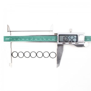 Spot all\'ingrosso diametro 0,8 pollici elastico nero monouso ad alta elastico per capelli in gomma