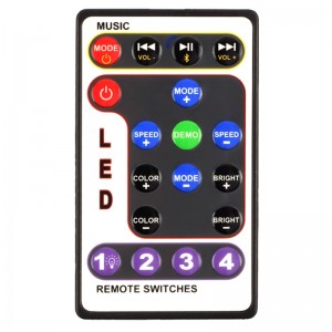 Telecomando Bluetooth RF multifunzionale wireless a basso prezzo di vendita caldo Telecomando con luce a LED