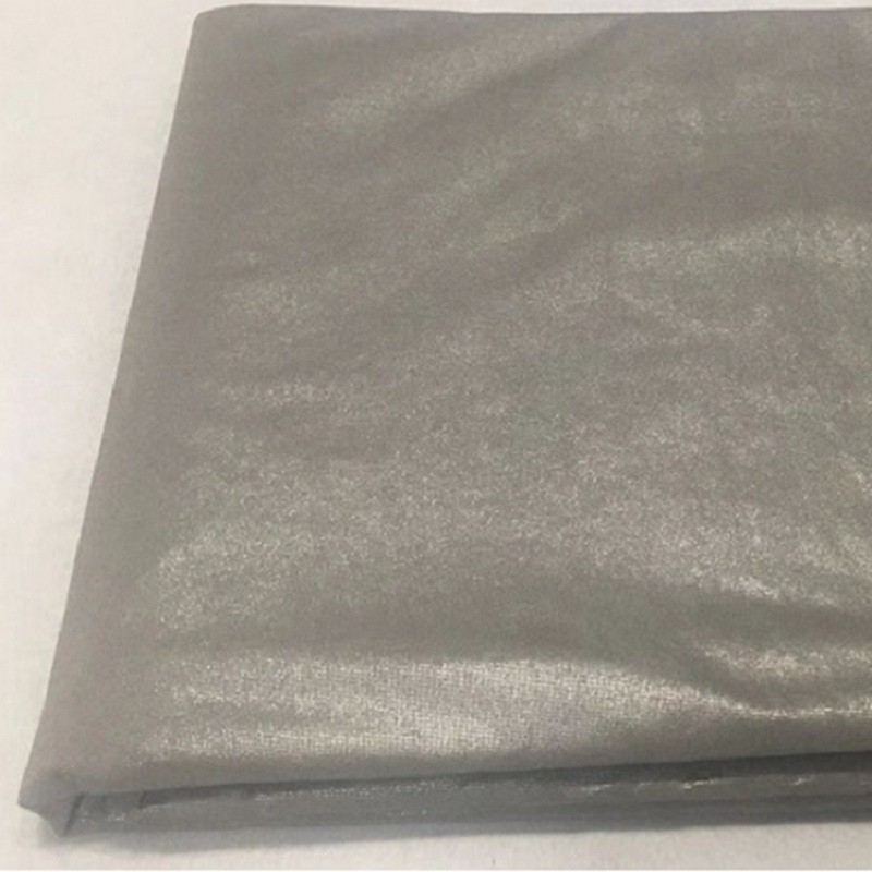 Tessuto non tessuto argentato Panno in fibra d'argento resistente alle radiazioni Panno schermante in fibra d'argento