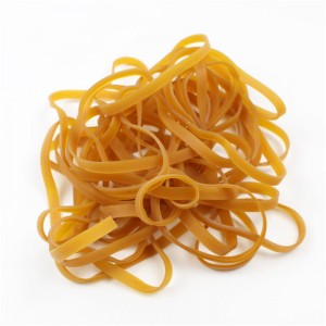 Produttori di elastici allungati e allargati personalizzati di colore giallo trasparente ad alta elasticità non facili da rompere elastici di grandi dimensioni