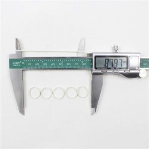 Factoty vendite dirette mini elastici bianchi ad alta elasticità, resistenza, tenacità, anello in gomma per fascio di linee dati