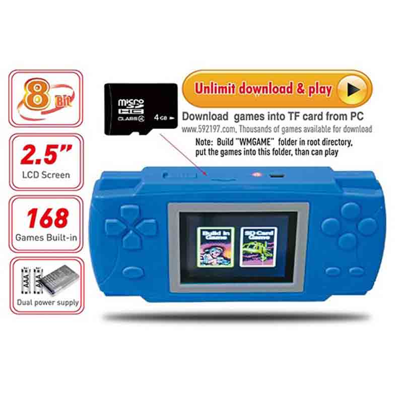 8Bit BL-826 2.5'Extendeble TF Games Portable Game