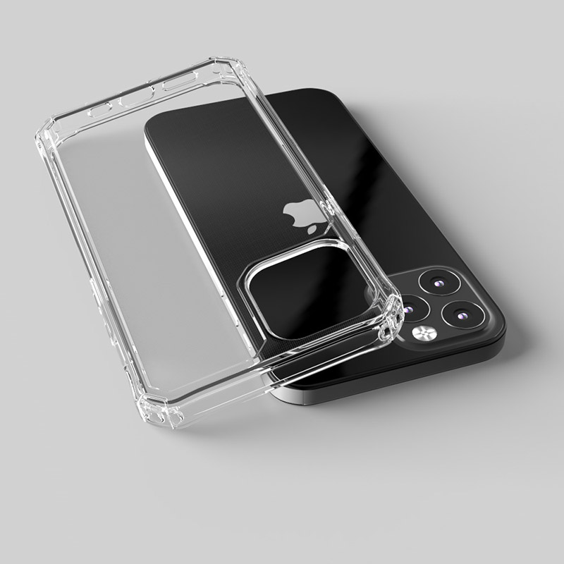 per iphone 12 custodia, hot sals 2mm antiurto custodia trasparente per telefono tpu trasparente per iphone se a 11 12 pro max 2020 custodia morbida