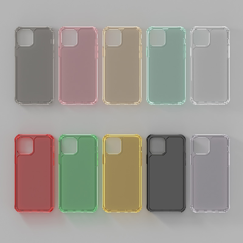 per iphone 12 custodia, hot sals 2mm antiurto custodia trasparente per telefono tpu trasparente per iphone se a 11 12 pro max 2020 custodia morbida