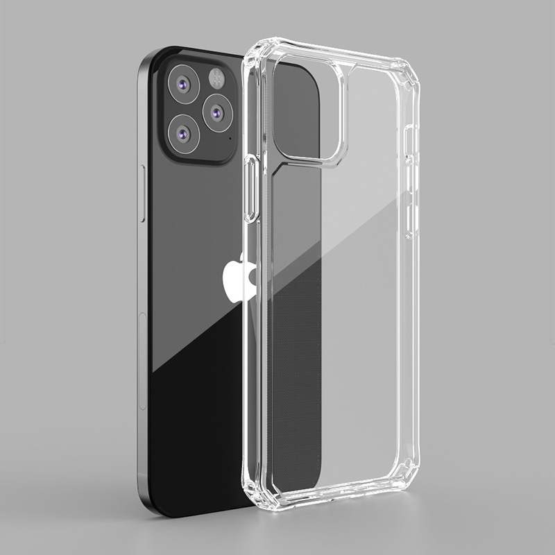 per iphone 12 custodia, hot sals 2mm antiurto custodia trasparente per telefono tpu trasparente per iphone se a 11 12 pro max 2020 custodia morbida