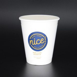 Il doppio manicotto 12 \\/ 16oz isola le tazze calde e fredde di carta delle tazze ecologiche