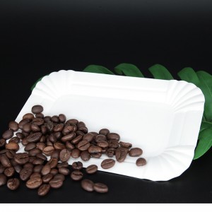 Piatti vassoio carta quadrati