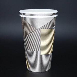 Tazza da caffè monouso in carta a parete singola