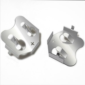 Metallo CR2032 Bronzo Nickel Plate Batteria Contatto 2032 Portabatteria Al PCB