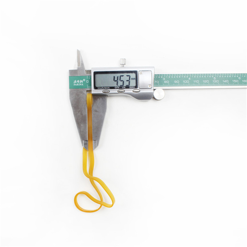 Cintura in gomma industriale anti-invecchiamento ad alta temperatura trasparente gialla allungata e allargata su misura in fabbrica