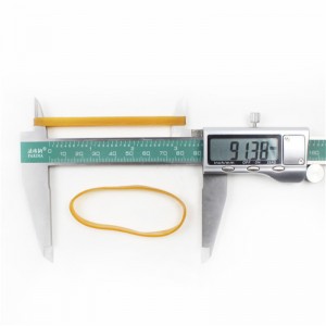 Elastico industrialenon spostante resistente alle alte temperature giallo allargato personalizzato dal produttore