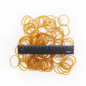 Produttore all\'ingrosso gommanaturale giallo trasparente ad alta elasticità e tenacità granchio, elastico agricolo vincolante per aragosta