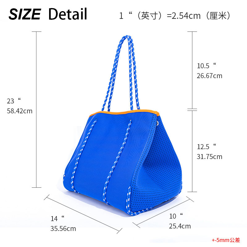 Borsa a tracolla da viaggio moda vendita calda borsa da spiaggia da piscina da donna borsa grande inneoprene